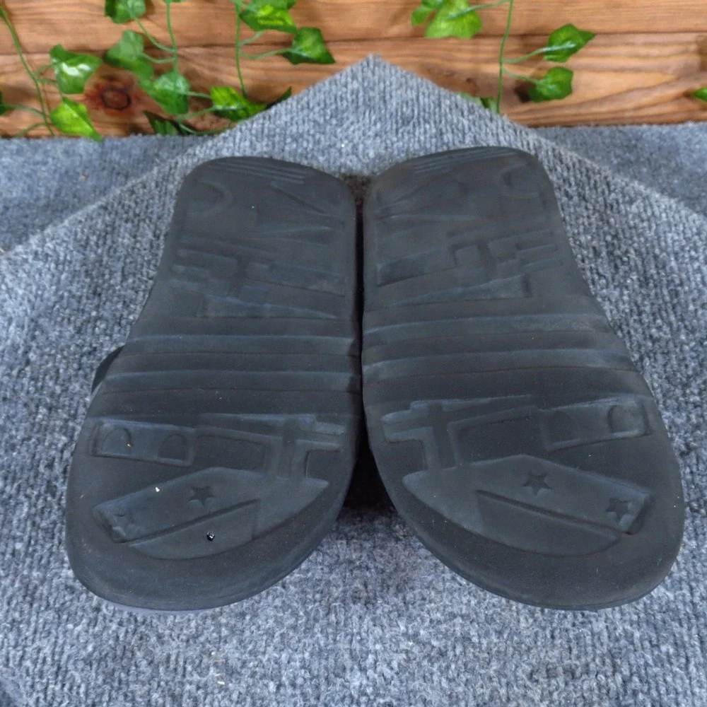 Adidas Adissage SC Mens Slide Sandals Size 8 Athletic Pool Shoes Black Grey